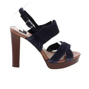 White House Black Market Navy Platform Heels